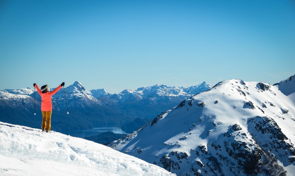 Montanha neve argentina
